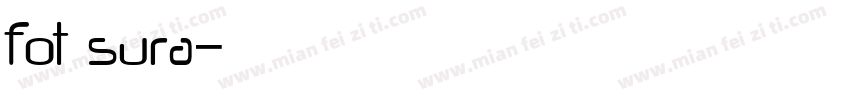 fot sura字体转换